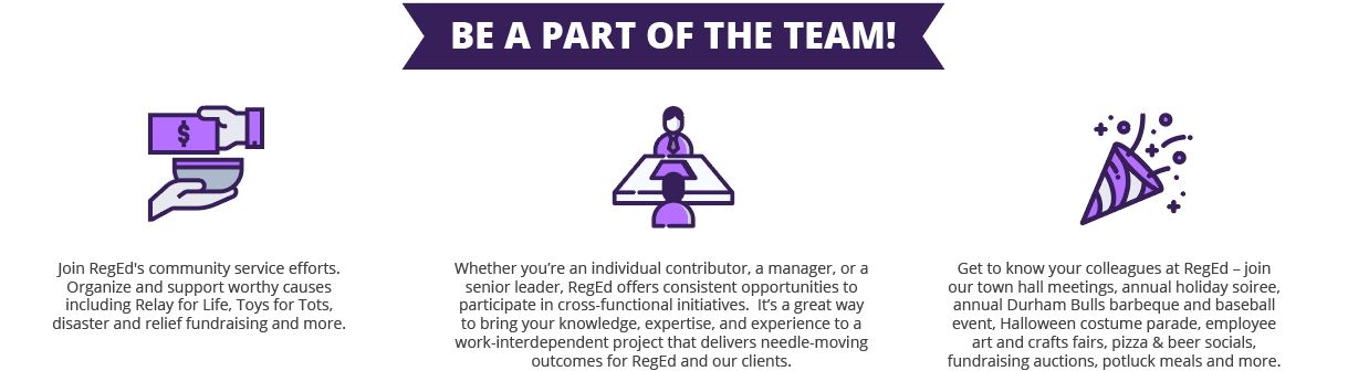 Be a part of the team